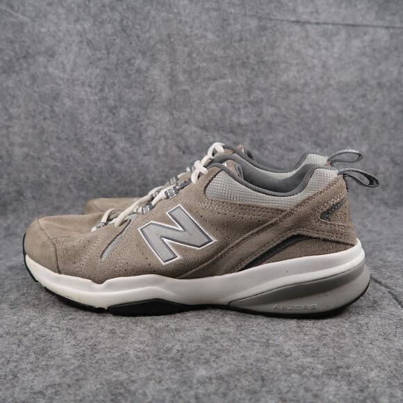 New Balance Men New Balance Shoes Mens 8.5 Athletic Sneakers Leather Comfort Cross Training Gray